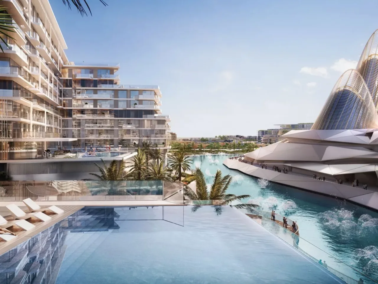 Branded residences, illustrative render