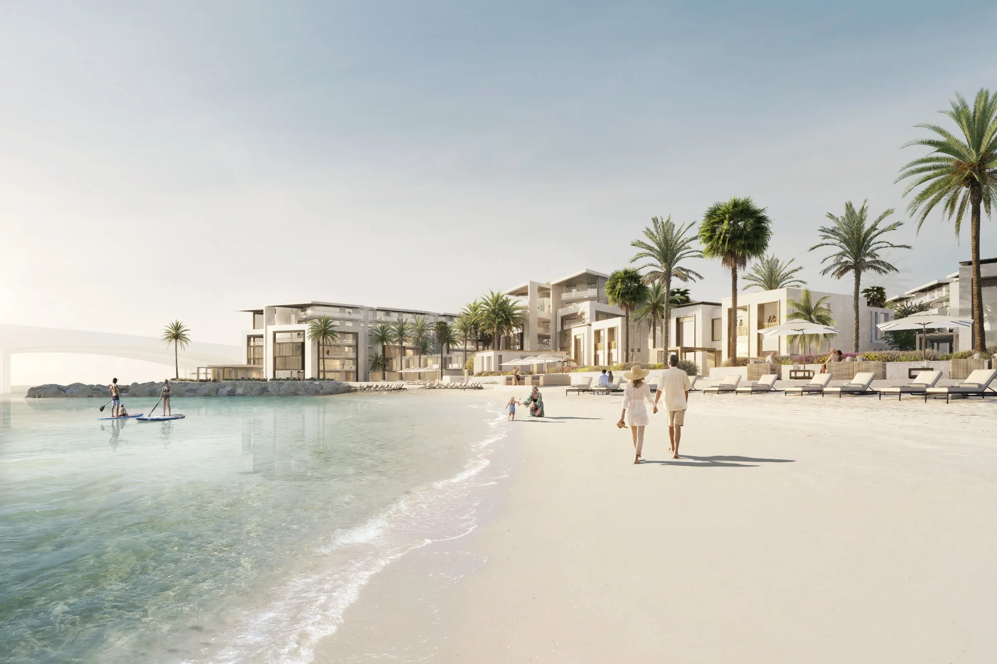 Private mansions, illustrative render